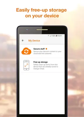 Orange Cloud android App screenshot 1